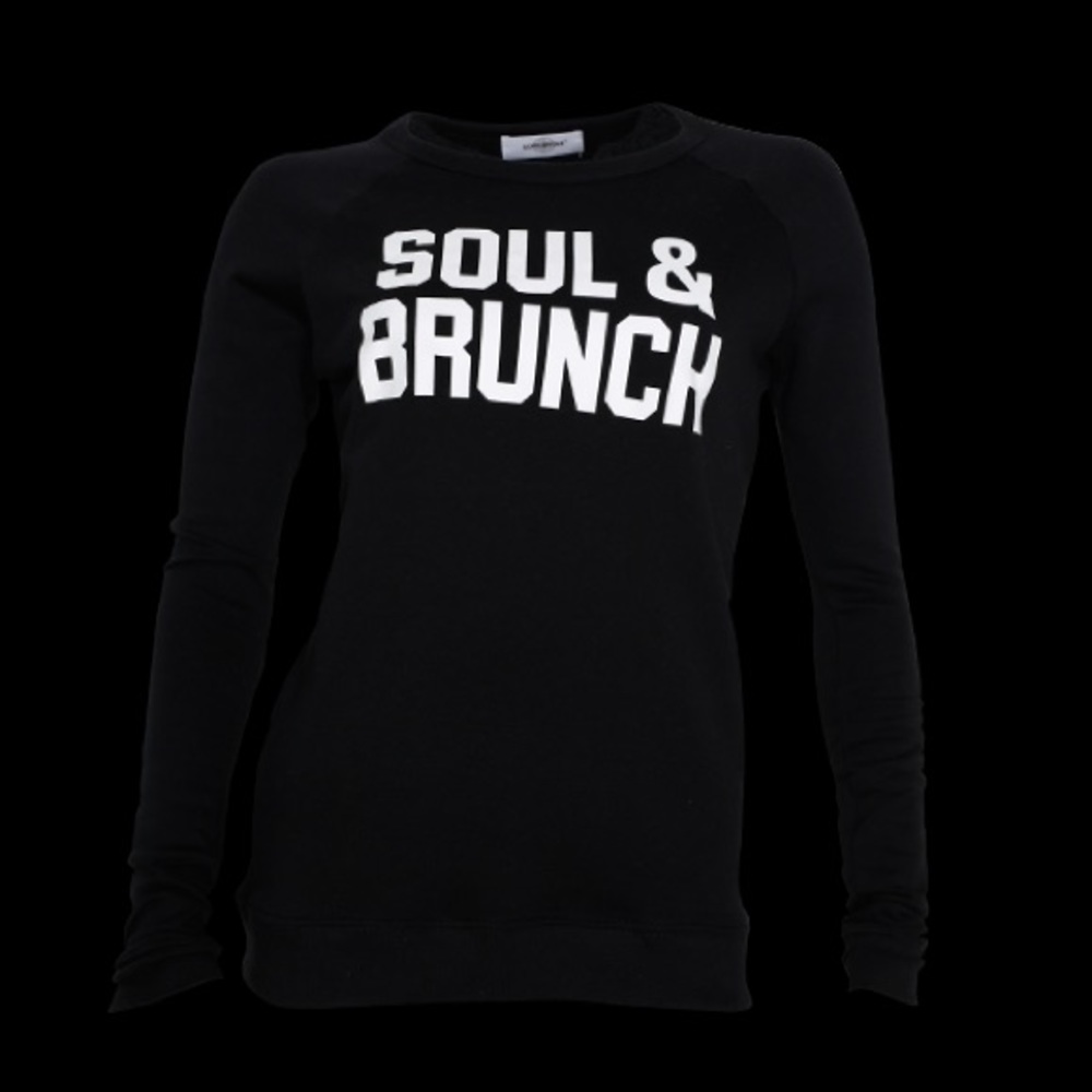 NWOT Soulcycle Soul & Brunch Raglan Swtshirt Sz M